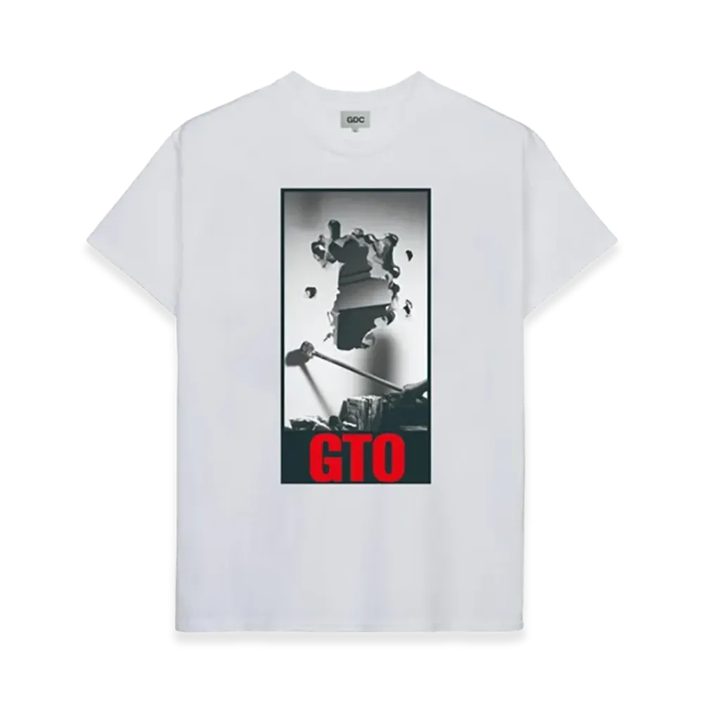 GDC x GTO Break The Wall Tee "White"