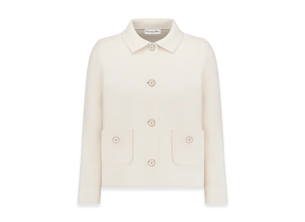Dior Women's Cropped Jacket "White"