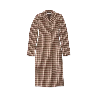 Acne Studios Single-Breasted Coat "Beige/Brown"