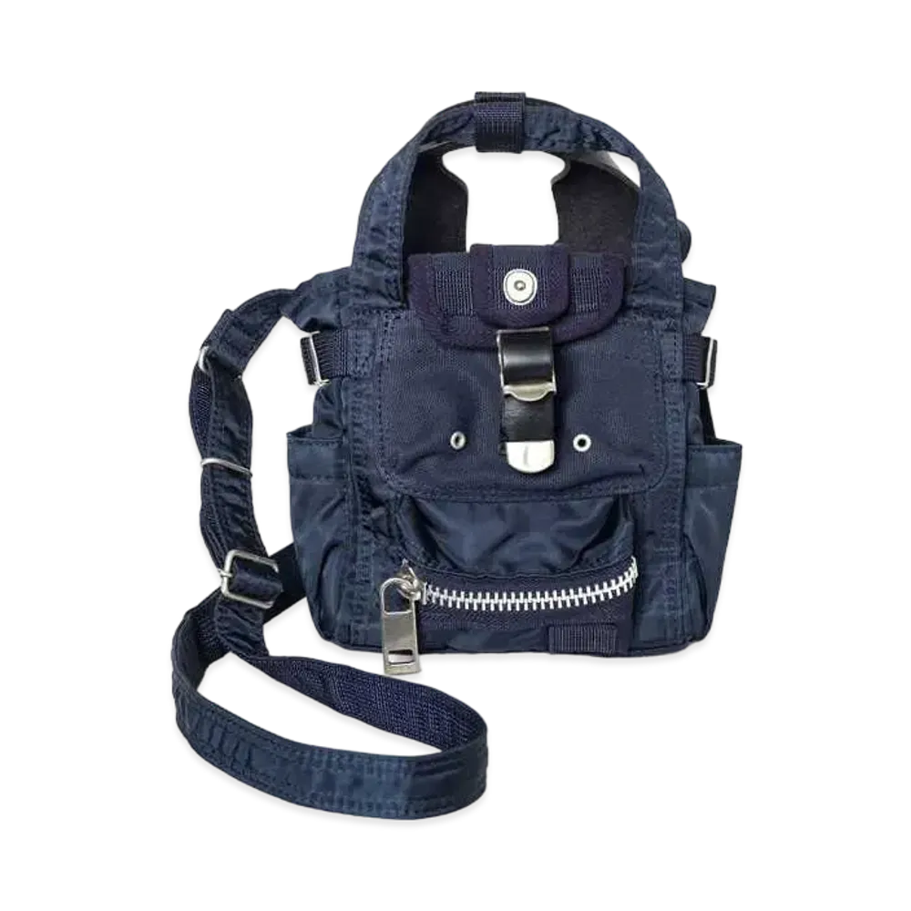 sacai x PORTER Mini Tote "Navy"