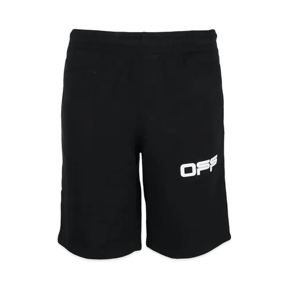 OFF-WHITE Airport Tape Sweatshort "Black"