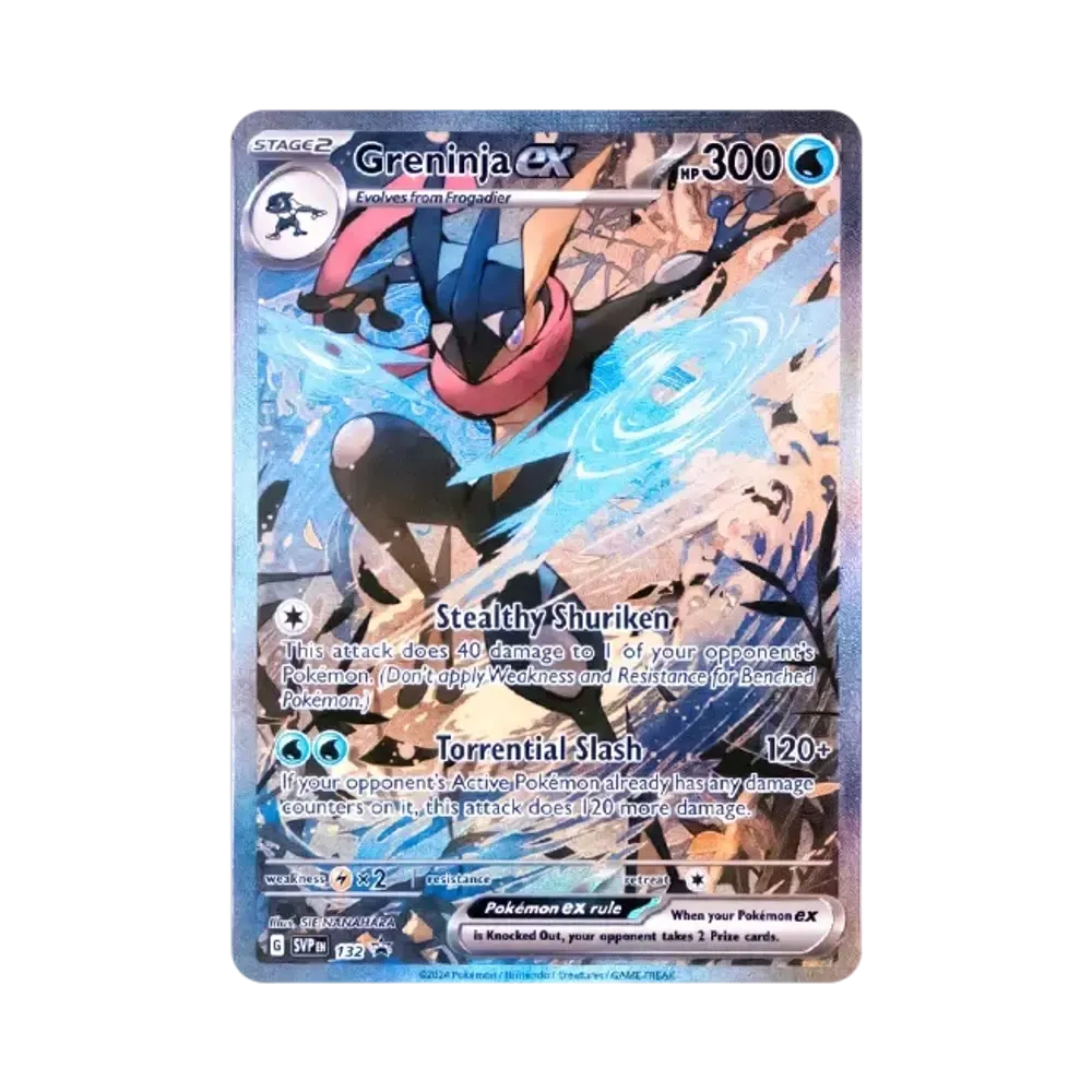 Greninja ex P [SVP EN 132](Scarlet & Violet "Shrouded Fable Greninja ex Special Illustration Collection")