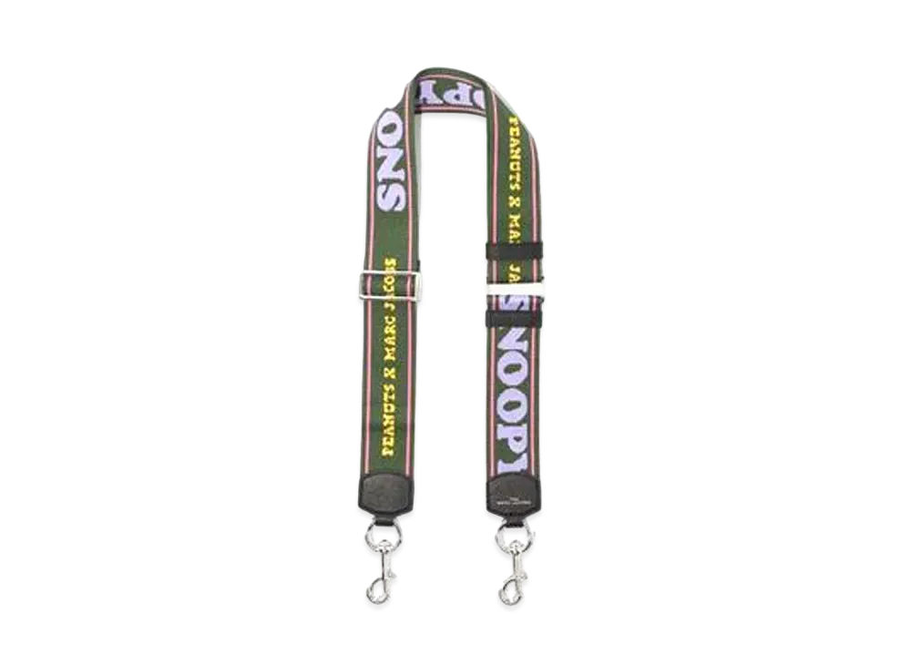 Marc Jacobs Peanuts Webbing Strap "Dark Green Multi"