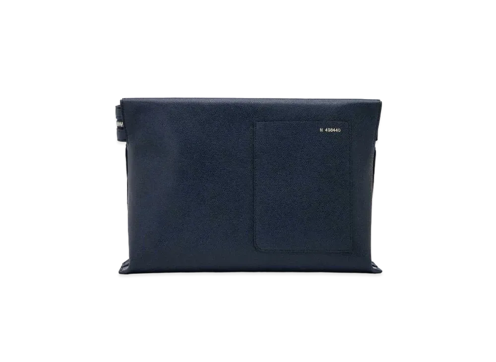 Valextra Envelope Clutch "Navy"