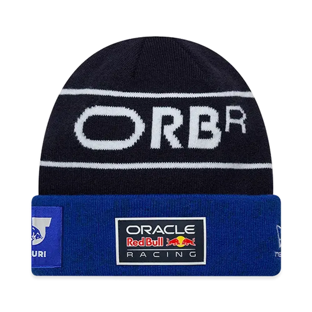 NEW ERA Basic Cuff Knit Oracle Red Bull Racing Max Verstappen 3 "Blue/Navy"