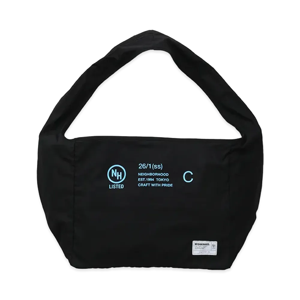 NEIGHBORHOOD Solid Newspaper Bag "Black"
