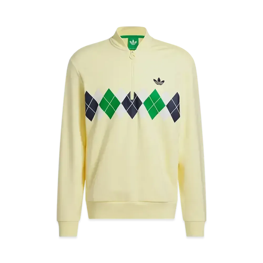 adidas Originals Golf Argyle HZ Sweat "Almost Yellow"