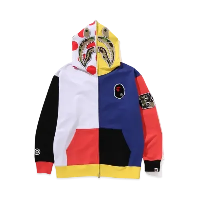 A BATHING APE Shark Full Zip Hoodie JAPAN EX "Multi"