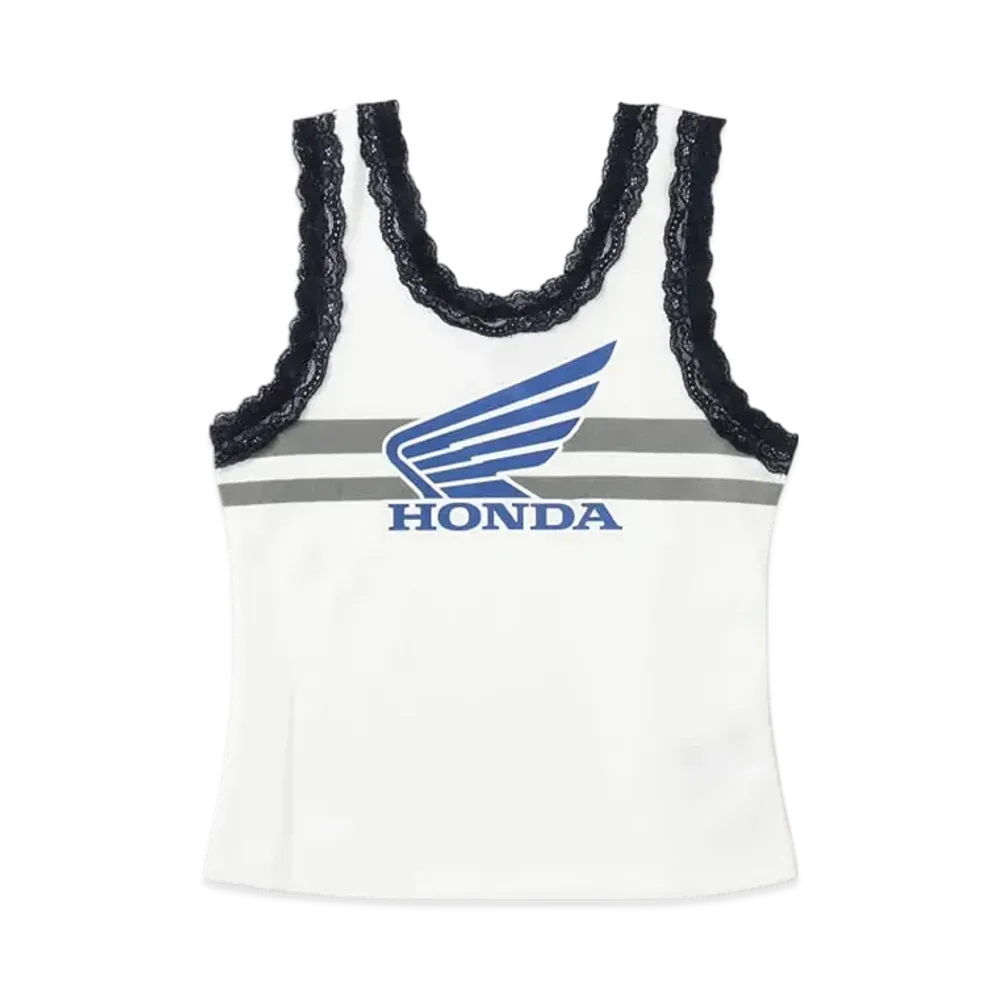 atmos pink x HONDA Racing Tank Top "White"
