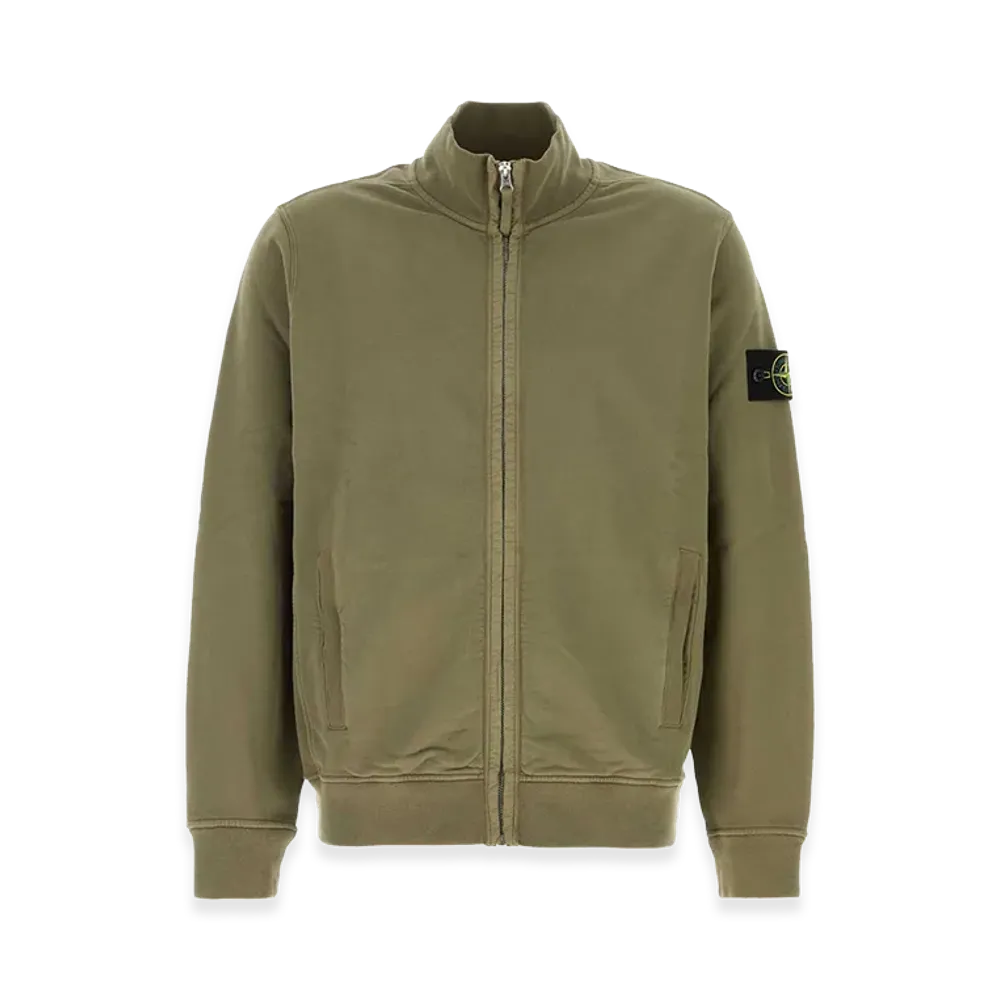 Stone Island Cotton Sweatshirt "Army Green"