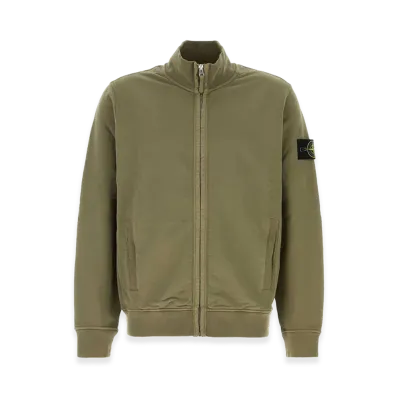 Stone Island Cotton Sweatshirt "Army Green"