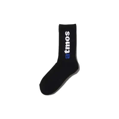 atmos Jacquard Logo Socks "Black"