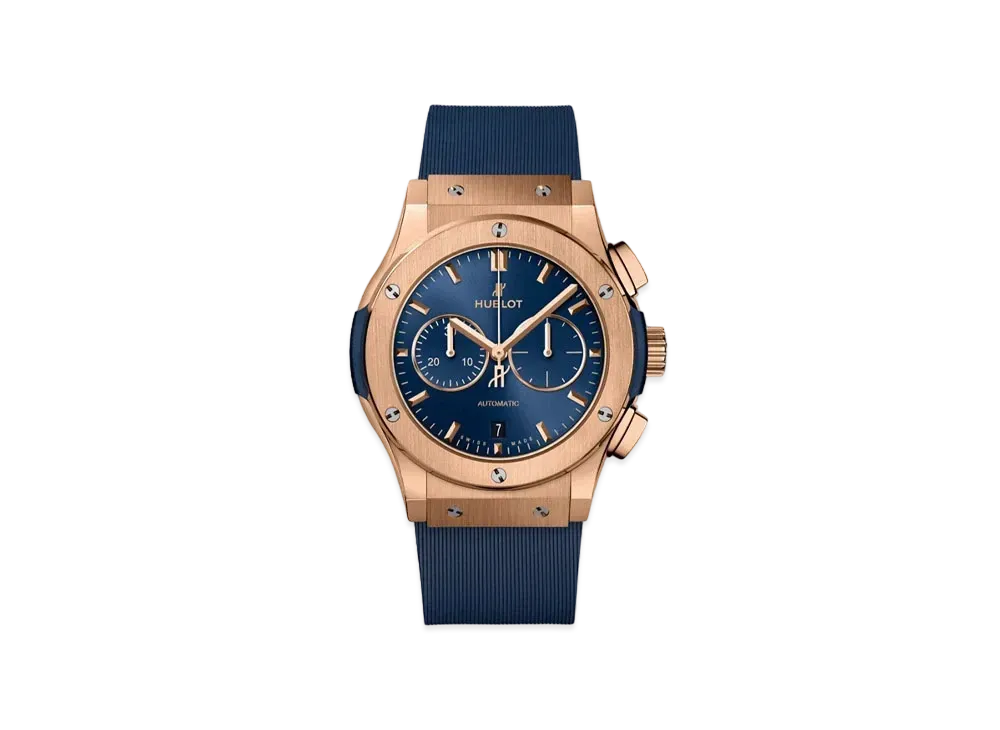 HUBLOT Classic Fusion Chronograph King Gold Blue 42mm