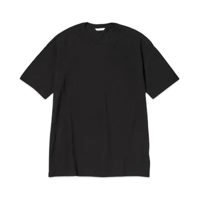 AURALEE Seamless Crew Neck Tee "Black"