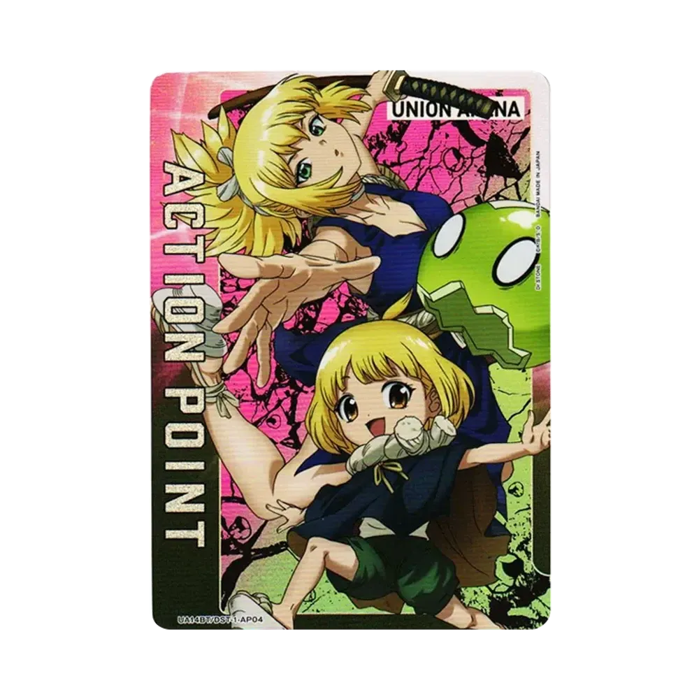 アクションポイントカード (コハク&スイカ)  [UA14BT-DST-1-AP04](ブースターパック「Dr.STONE」)