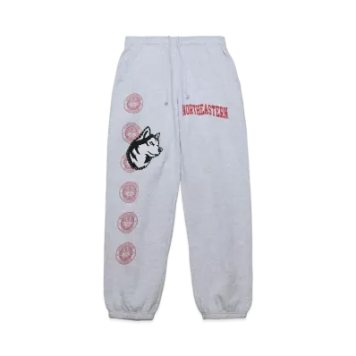 Travis Scott x M&N x Northeastern University Sweats "Grey"