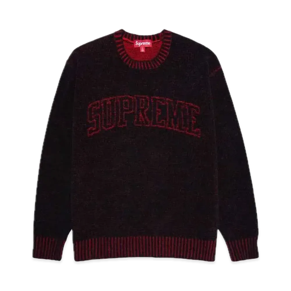 Supreme Contrast Arc Sweater "Black"