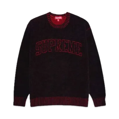 Supreme Contrast Arc Sweater "Black"