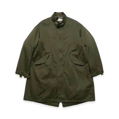 Graphpaper x N.HOOLYWOOD Suvin Herringbone Fishtail Mods Coat "Khaki"