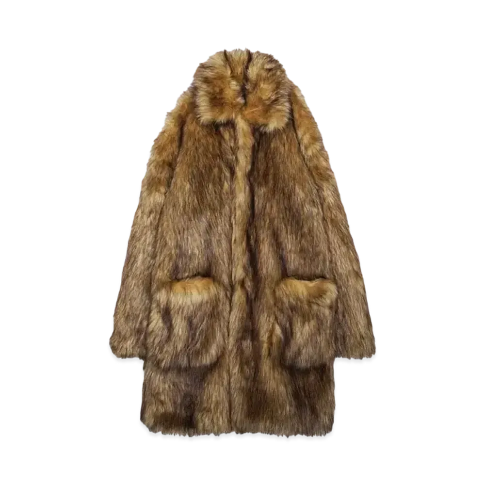 el conductorH CHEMICAL FUR SOUTIEN COLLAR COAT "MULTI"
