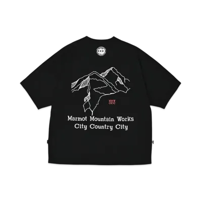 Marmot x CITY COUNTRY CITY MMWCCC Everywhere T-shirt Words of a Mountain "Black"