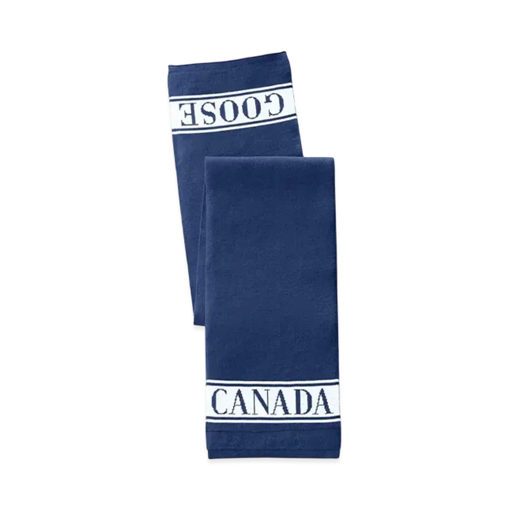 CANADA GOOSE Kids Merino Logo Scarf "PacificBlue"