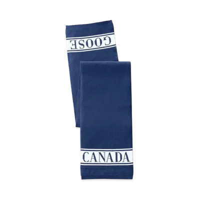 CANADA GOOSE Kids Merino Logo Scarf "PacificBlue"