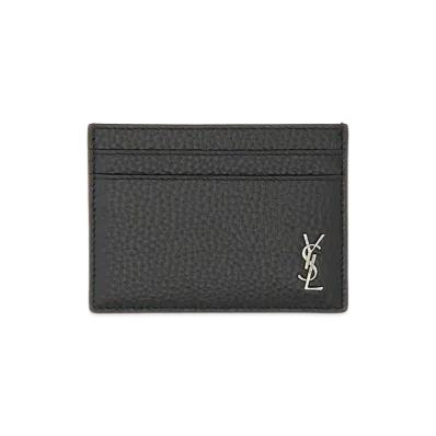 Saint Laurent Monogram Card Holder "Black"