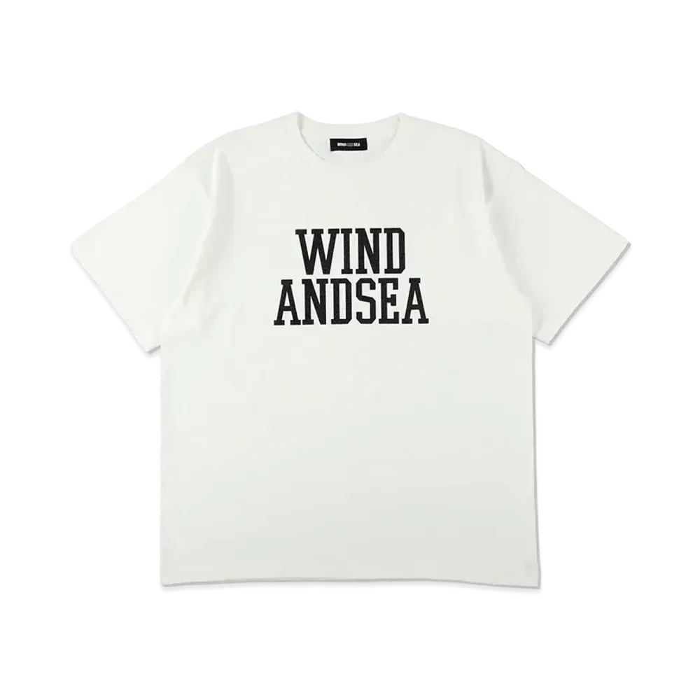 WIND AND SEA Glitter Logo S/S Tee "White"