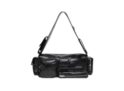 BALENCIAGA Superbusy Small Sling Bag "Black"