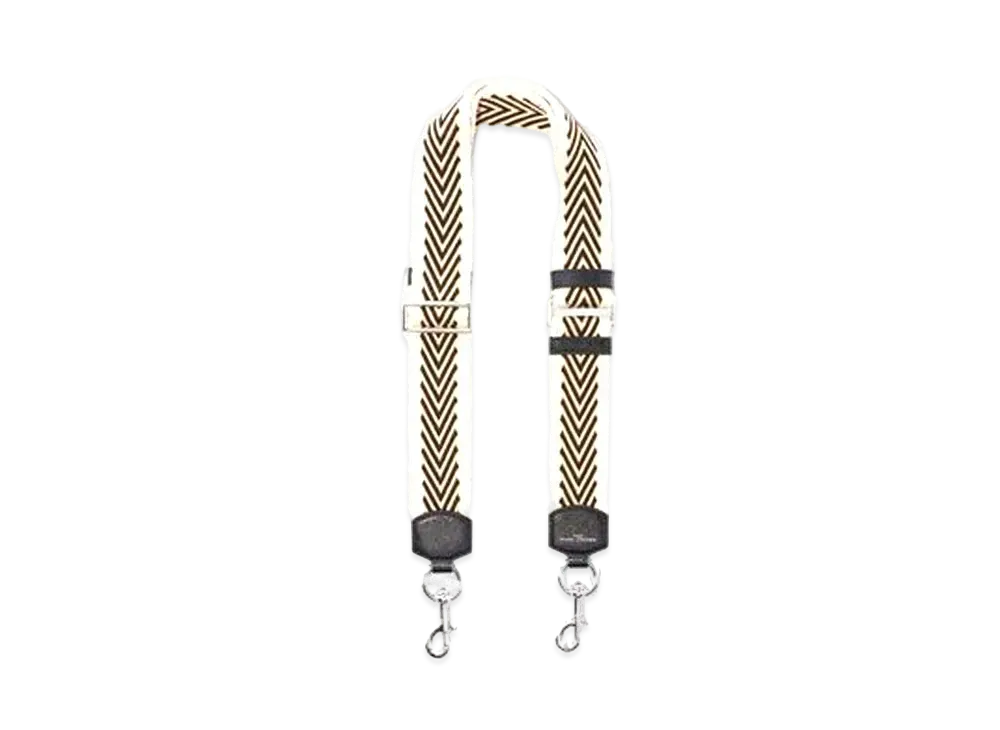 Marc Jacobs The Arrow Woven Webbing Strap "Black Multi/Nickel"