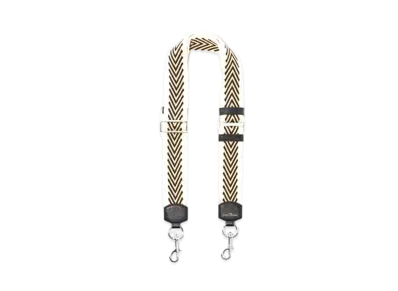 Marc Jacobs The Arrow Woven Webbing Strap "Black Multi/Nickel"
