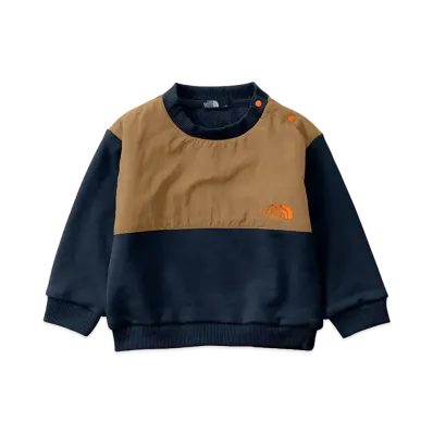 The North Face Baby Denali Sweat Crew Baby "Urban Navy x Utility Brown"