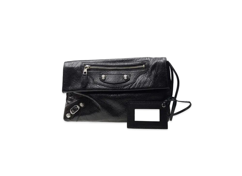 BALENCIAGA Handbag Lambskin "Black"