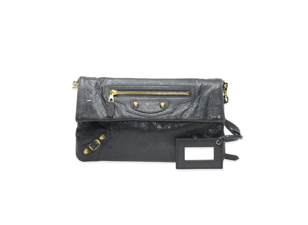 BALENCIAGA Handbag Lambskin "Dark Grey"