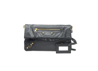 BALENCIAGA Handbag Lambskin "Dark Grey"