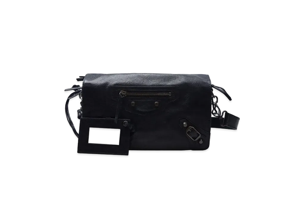 BALENCIAGA Handbag Lambskin "Black"