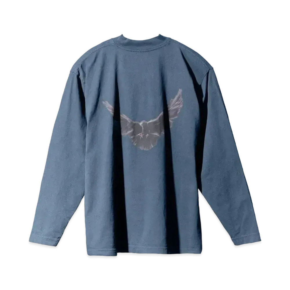 YEEZY GAP Dove Longsleeve Tee "Dark Blue"