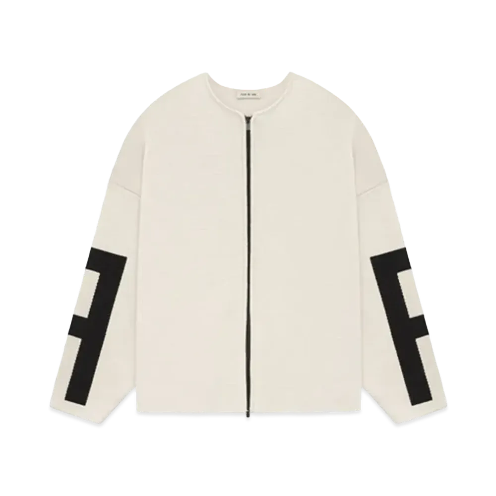 FEAR OF GOD Merino Full Zip Sweater "Lemon Cream"