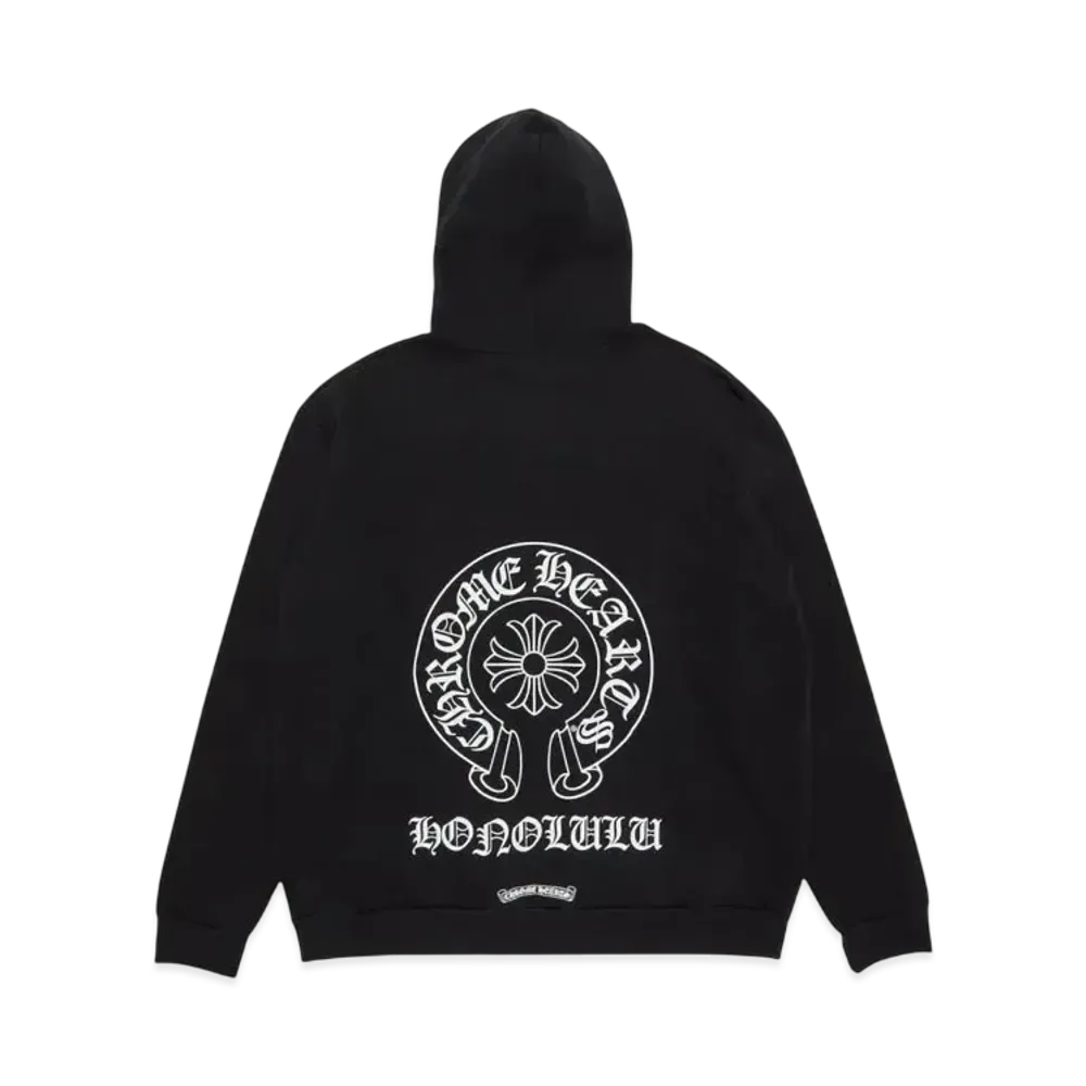 Chrome Hearts Honolulu Exclusive Horseshoe Hoodie "Black"