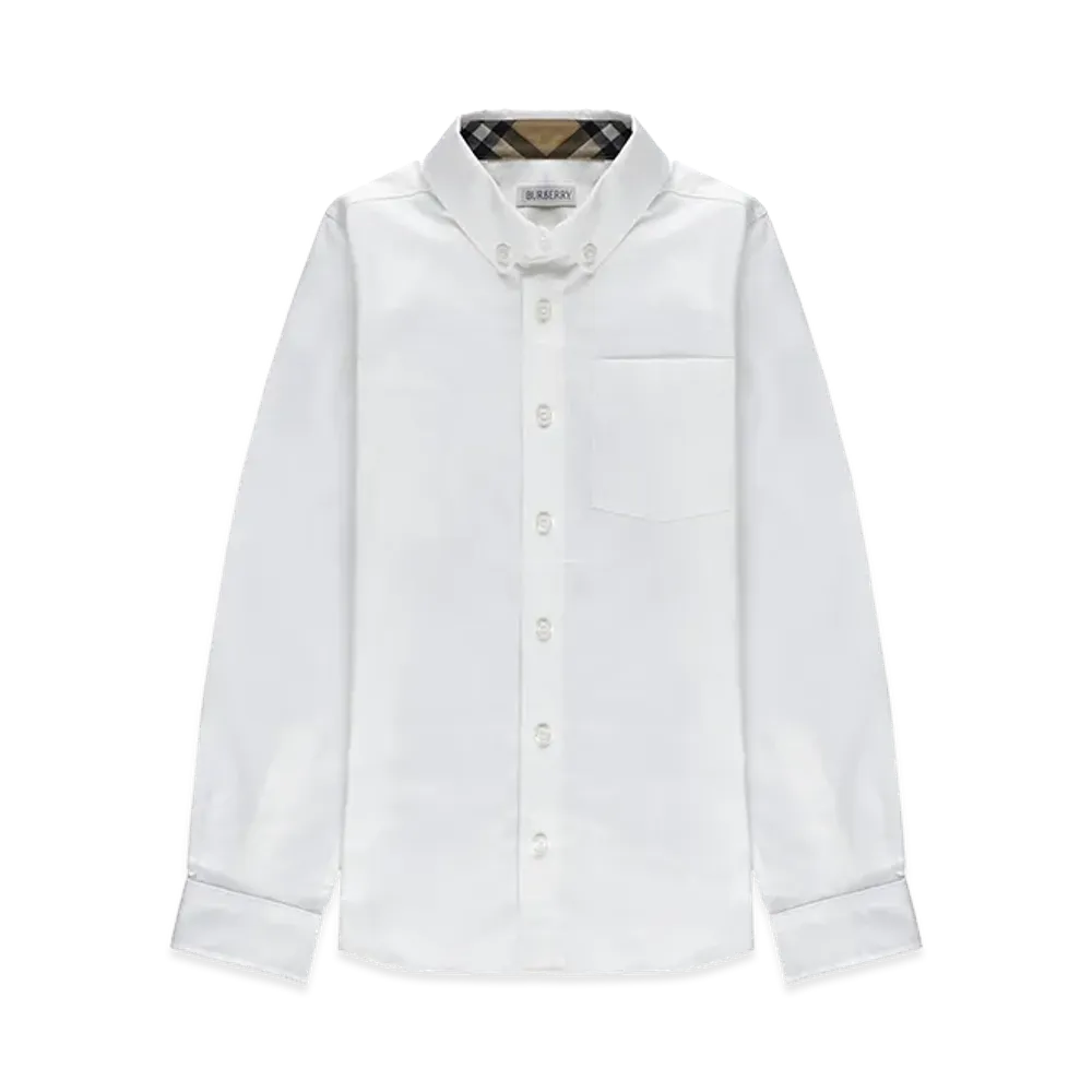 Burberry Kids Shirts "White"