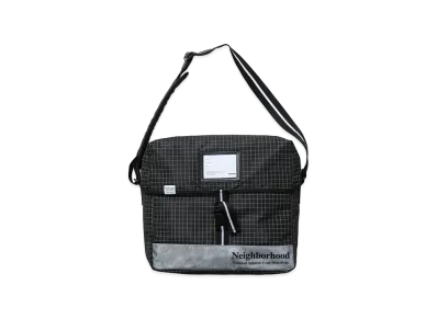 NEIGHBORHOOD Reflective Messenger Bag "Black"