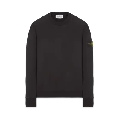 Stone Island 63051 Cotton Fleece "Black"