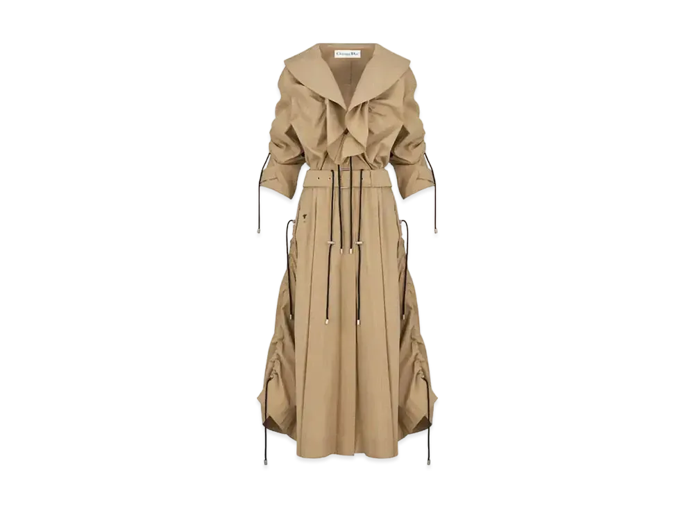 新品同様 ディオール 2022AW マクロカナージュ トレンチコート  