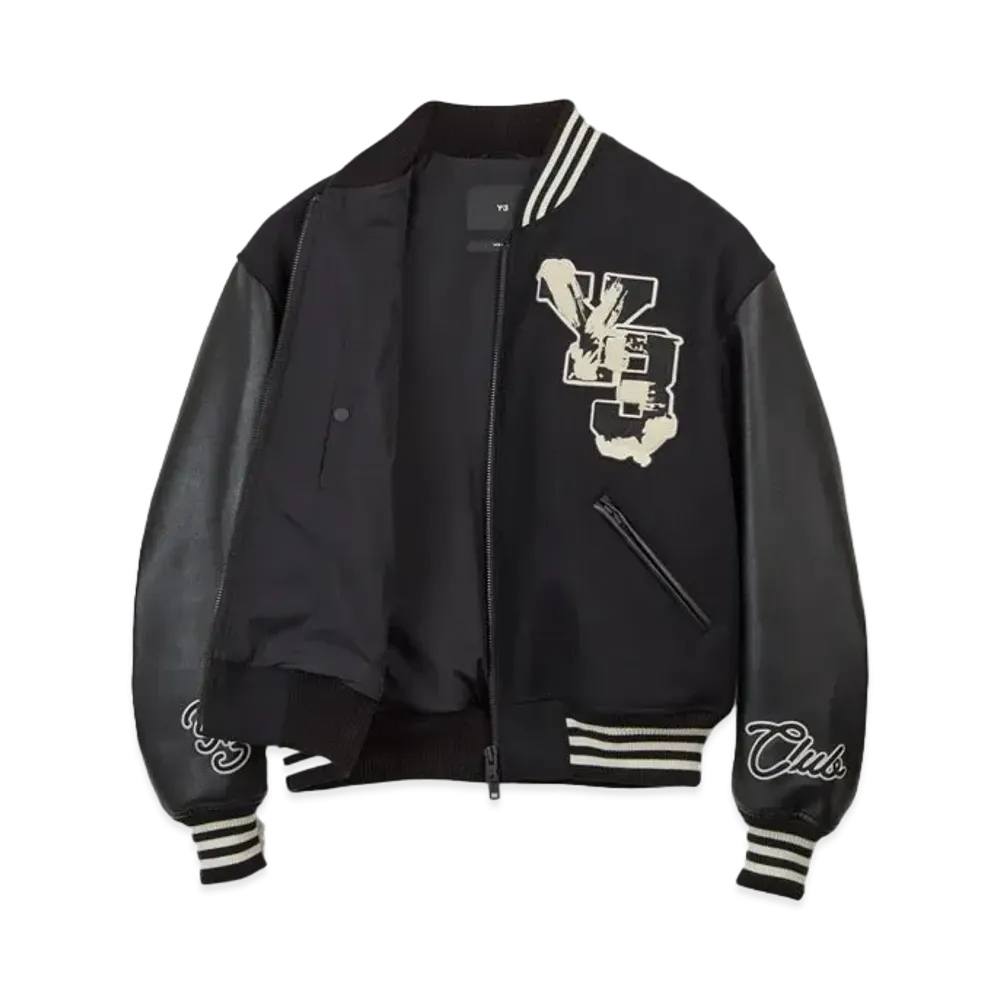 Y-3 Letterman JKT "Black/Black"