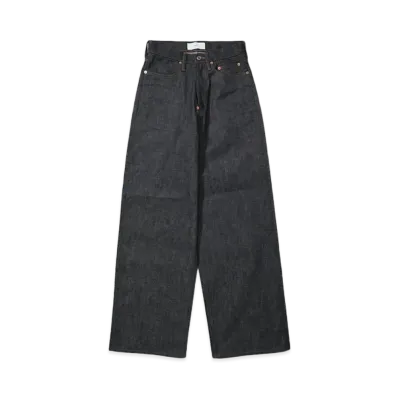 SUGARHILL MODERN DENIM PANTS WIDE CUT "RIGID INDIGO"