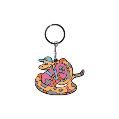 VAULTROOM Key Snake Rubber Key Chain "Multi"