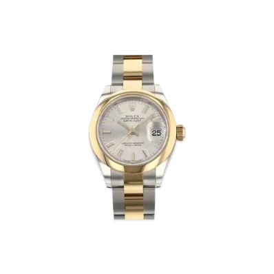 ROLEX Lady-Datejust Oyster 28mm "Silver/Oyster Steel/Yellow Gold"
