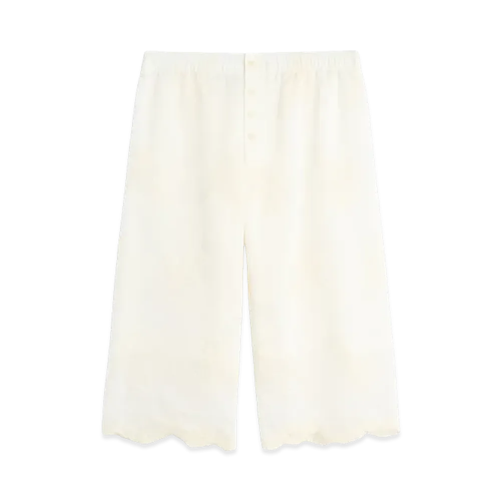 OUR LEGACY Frill Short "Ivory Bloom Ethereal Veil"