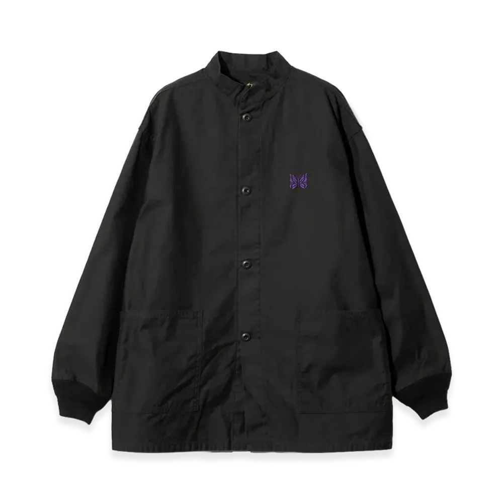 NEEDLES Army Shirt - Reversed Sateen "Black"